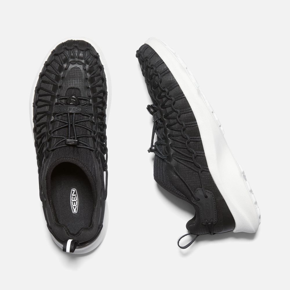 Slip-On Keen Femme Noir/Blanche | Uneek Snk Sneaker | FOUEA-7295